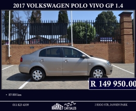 2017 Volkswagen Polo Vivo Sedan 1.4 Trendline auto